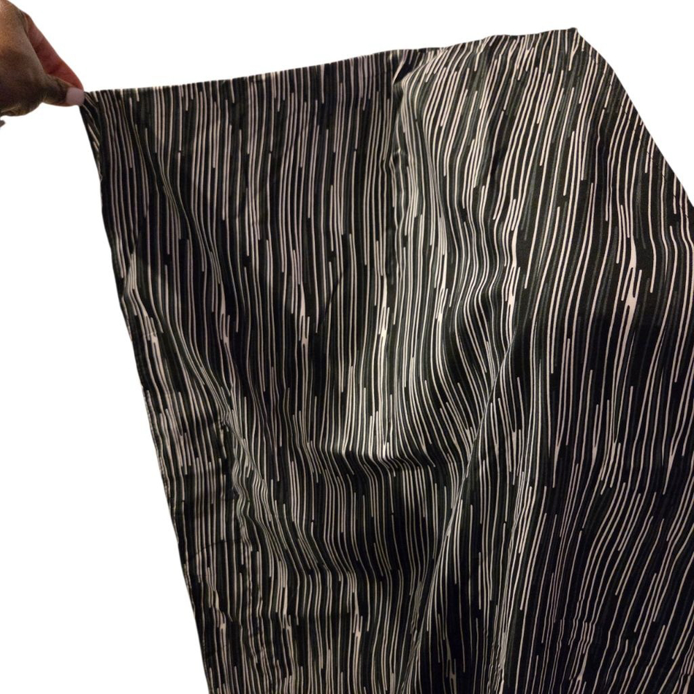 Women's Goddess by Winlar Black White Striped Kaftan O/S - Picture 4 of 5